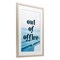 Stupell Industries Out of Office Ocean Waves Framed Print Under Glass, design by Lil' Rue